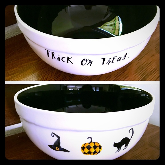 Rae Dunn Other - Rae Dunn Large Pottery Trick Or Treat Bowl